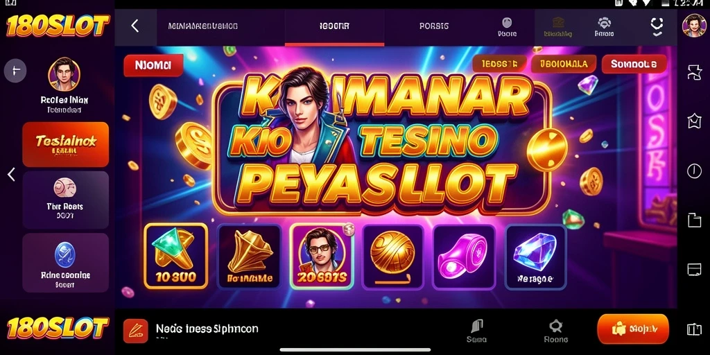 Tangkapan layar utama 180SLOT yang menampilkan gameplay menarik.