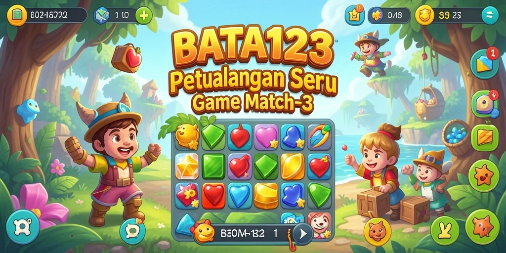 Screenshot BATA123 menunjukkan gameplay menarik dan penuh warna.