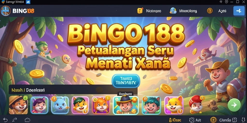Tampilan menarik gameplay petualangan BINGO188.