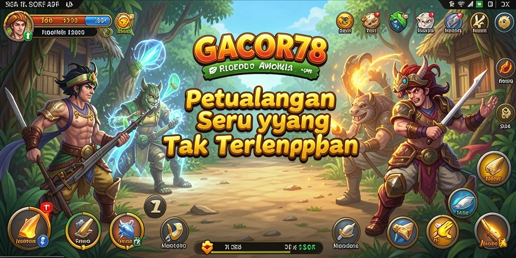 Screenshot GACOR78 menampilkan gameplay seru dalam dunia petualangan.