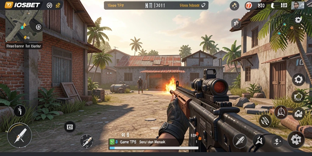Gameplay seru dari IOSBET menunjukkan aksi menembak yang mendebarkan.