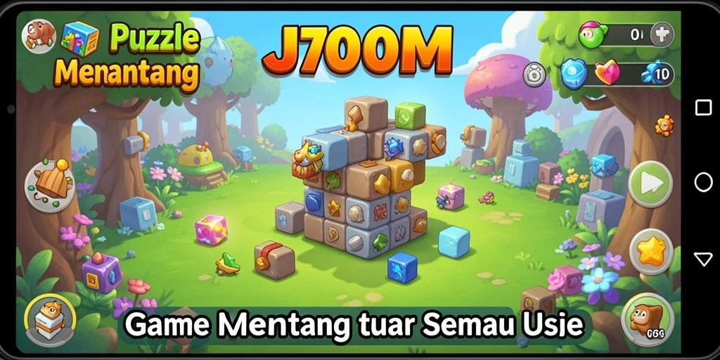 Tampilan gameplay seru dan menantang dari J200M