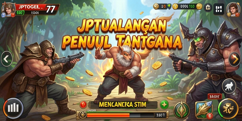 Tampilan gameplay petualangan dari JPTOGEL77 yang mendebarkan.