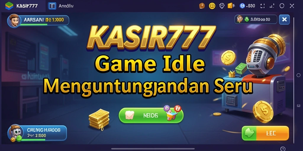 Screenshot permainan KASIR777 menampilkan suasana manajemen bisnis yang seru.