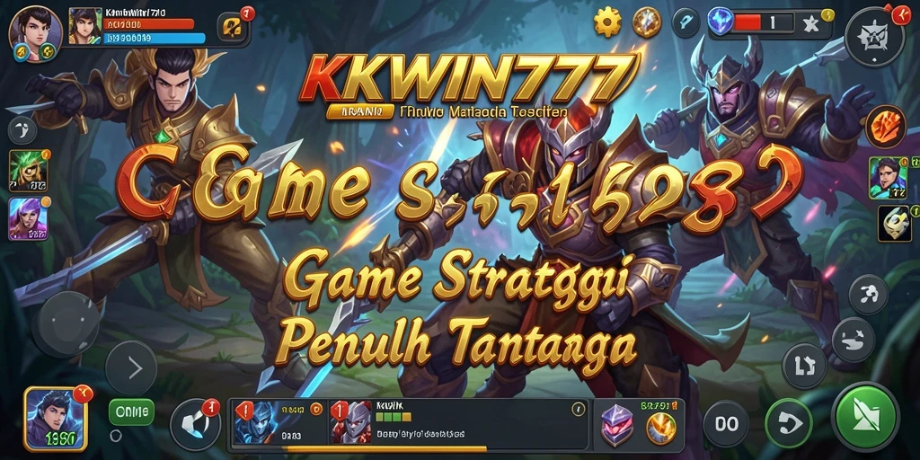 Tangkapan layar KKWIN777 menampilkan aksi seru dalam permainan strategi.