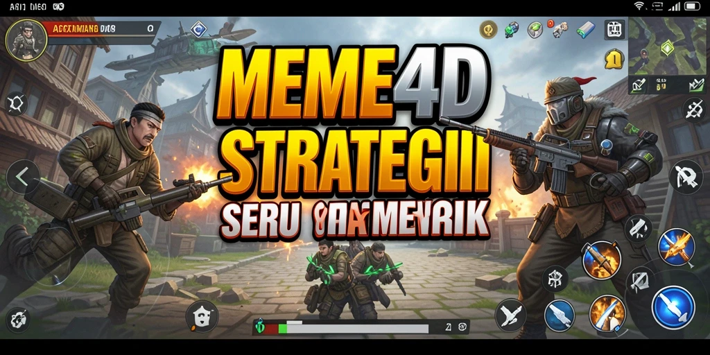 Tampilan gameplay seru dan mendebarkan di MEME4D.
