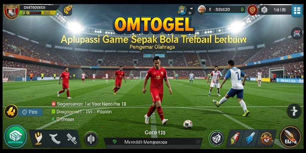 Tampilan gameplay menarik dari OMTOGEL dengan aksi sepak bola yang mendebarkan.