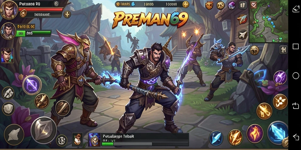 Tampilan gameplay seru di PREMAN69 dengan aksi ARPG yang mendebarkan.