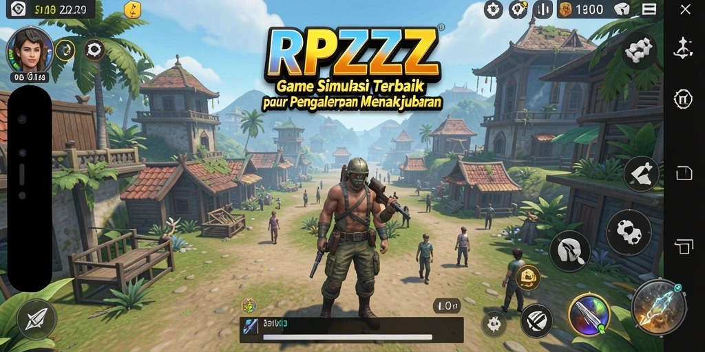 Menampilkan gameplay RPZZZ yang mendebarkan dan interaktif.